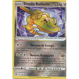 Steelix Radiante Español 124 Radiant rare