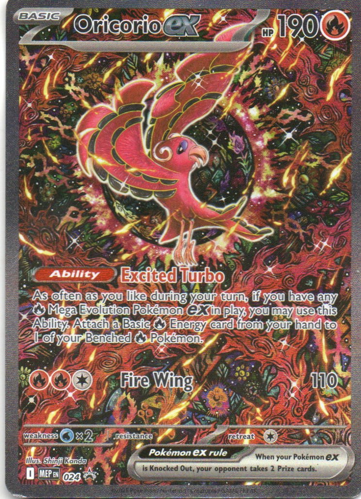 Oricorio ex Ingles MEP 024 Promo