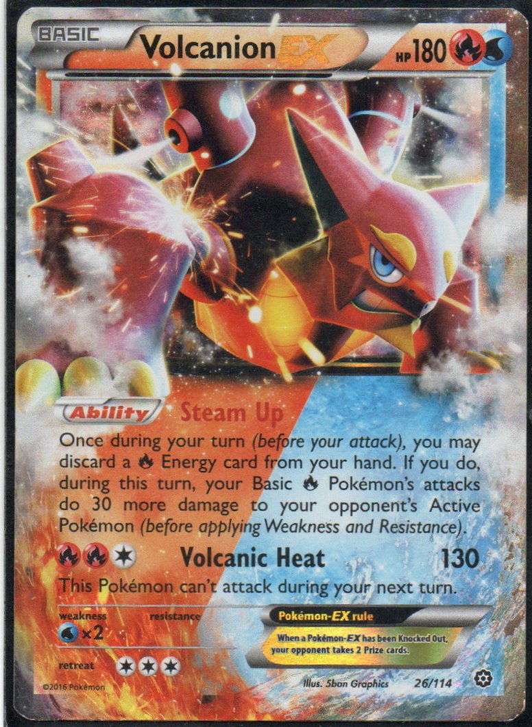 Volcanion EX Ingles 26 Ultra rare