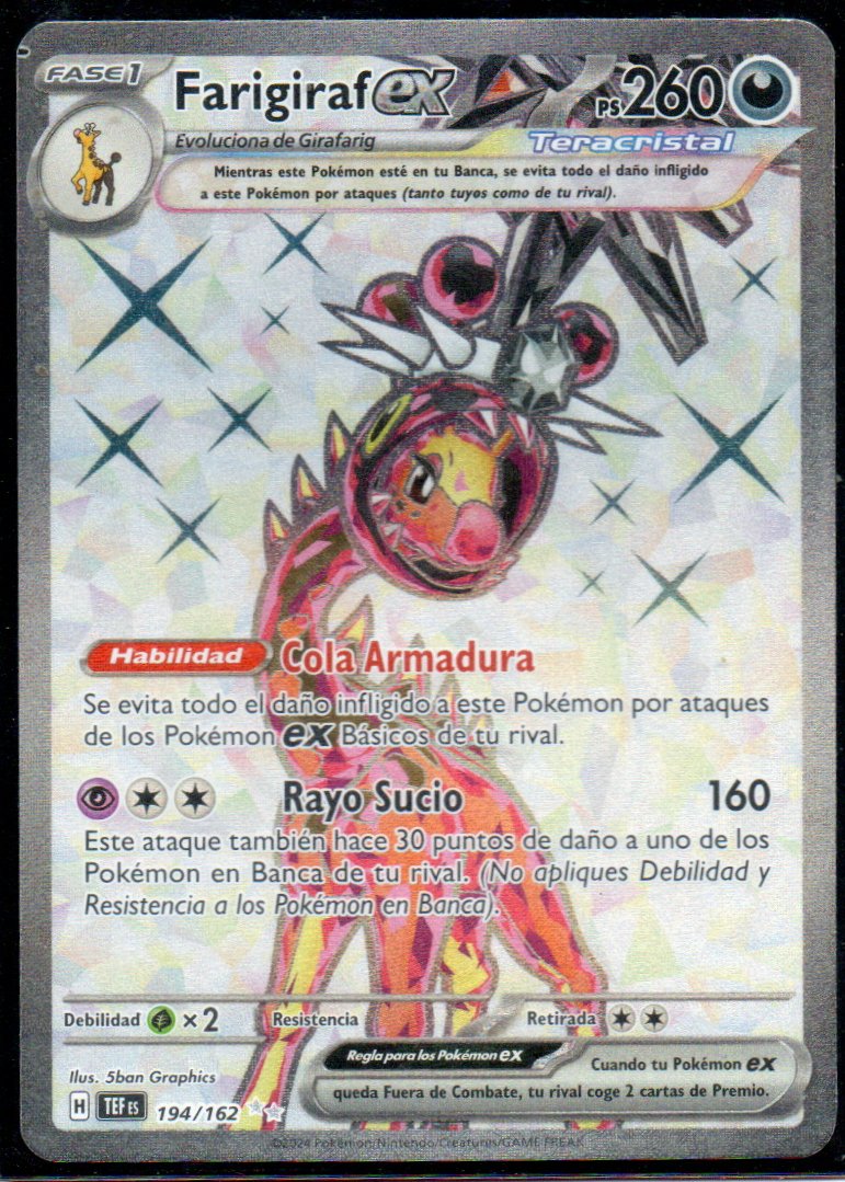 Farigiraf ex Español TEF 194 Ultra rare