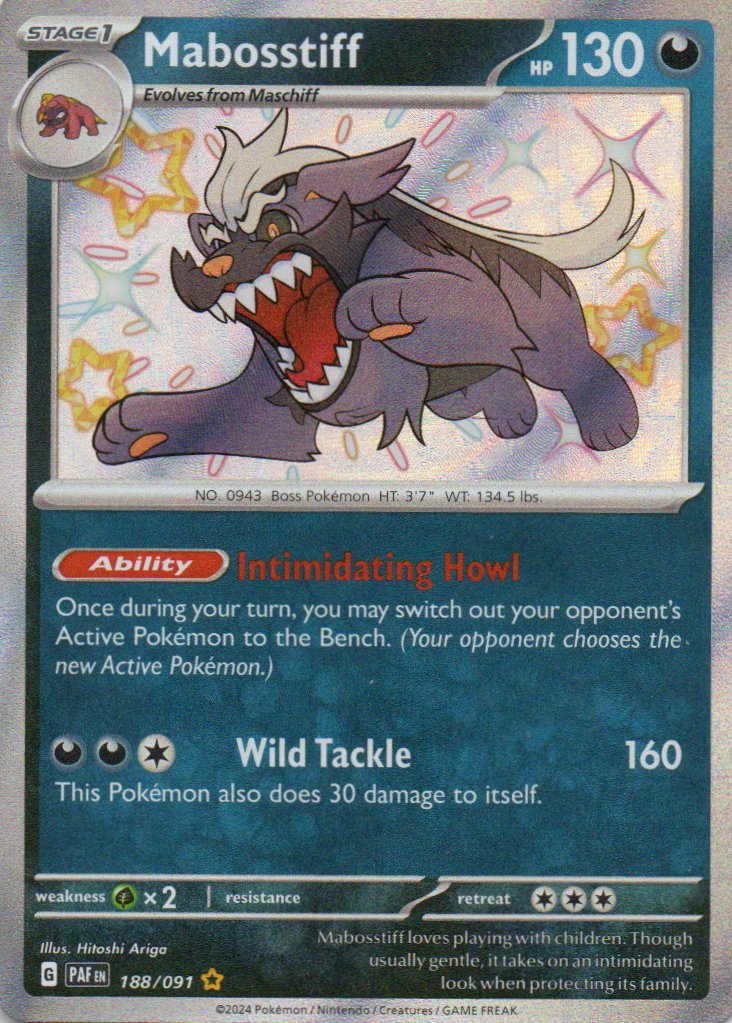 Mabosstiff Ingles PAF 188 Shiny rare