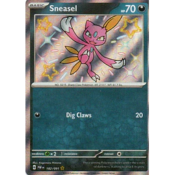 Sneasel Ingles PAF 182 Shiny rare