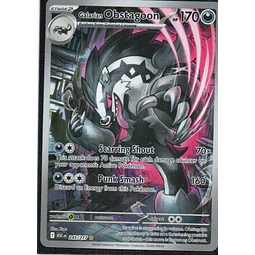 Galarian Obstagoon Ingles ASC 245 Illustration rare
