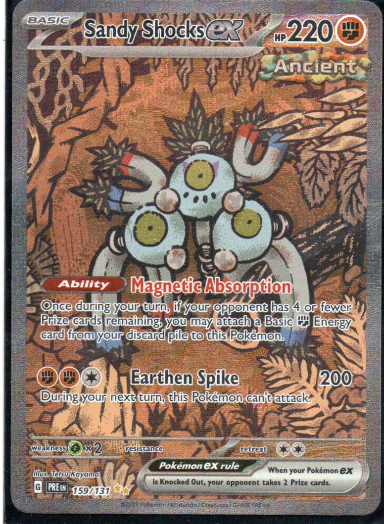 Sandy Shocks ex Ingles PRE 159 Special Illustration rare