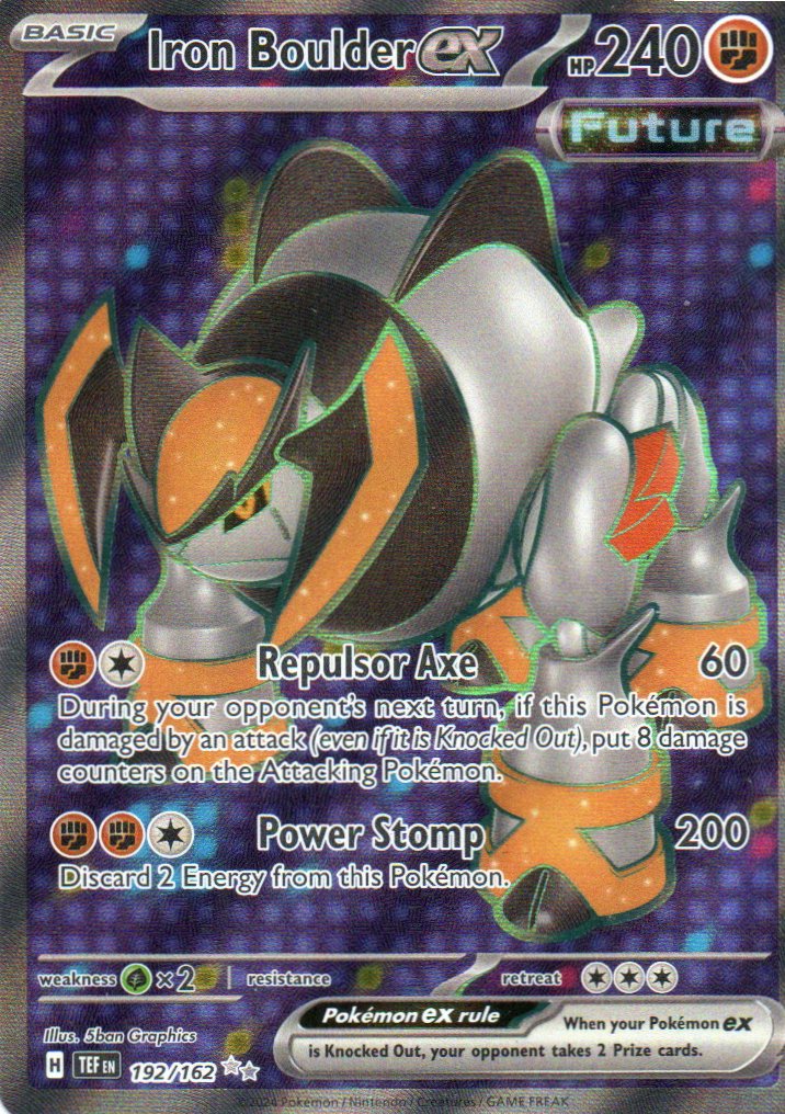 Iron Boulder ex Ingles TEF 192 Ultra rare