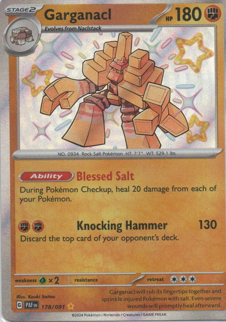Garganacl Ingles PAF 178 Shiny rare