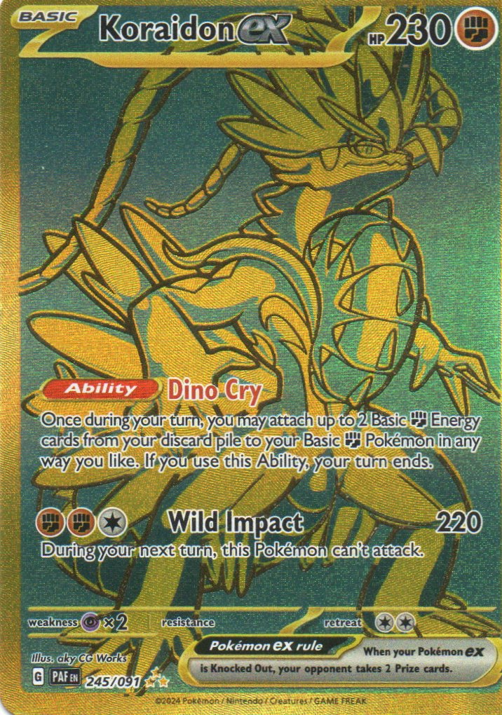 Koraidon ex Ingles PAF 245 Hyper rare
