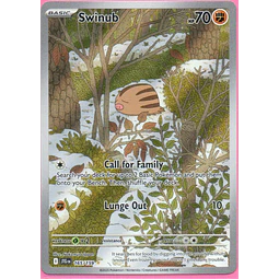 Swinub Ingles JTG 165 Illustration rare