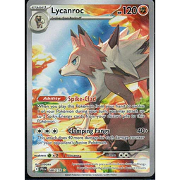 Lycanroc Ingles JTG 166 Illustration rare