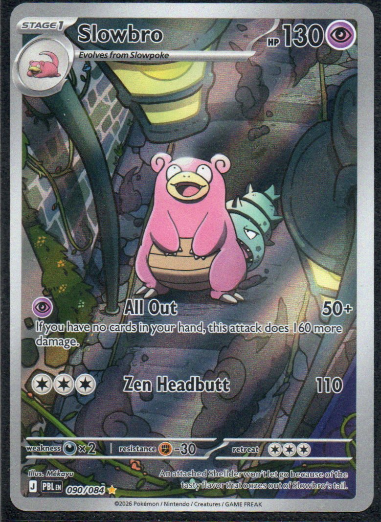 Slowbro Ingles PBL 090 Illustration rare