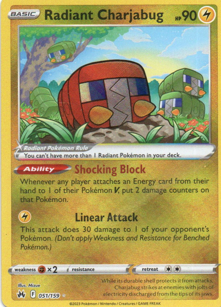 Radiant Charjabug Ingles 51 Radiant rare
