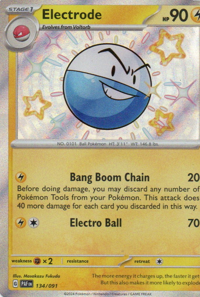 Electrode Ingles PAF 134 SHIny rare