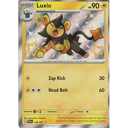 Luxio Ingles PAF 136 SHIny rare