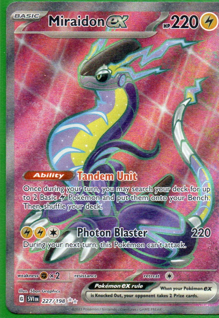 Miraidon Ingles SVI 227 Ultra rare