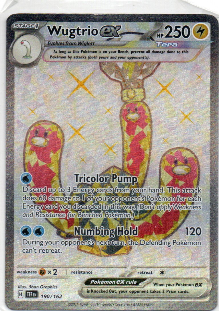 Wugtrio ex Ingles TEF 190 Ultra rare