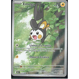 Emolga Español BLK 112 Illustration rare