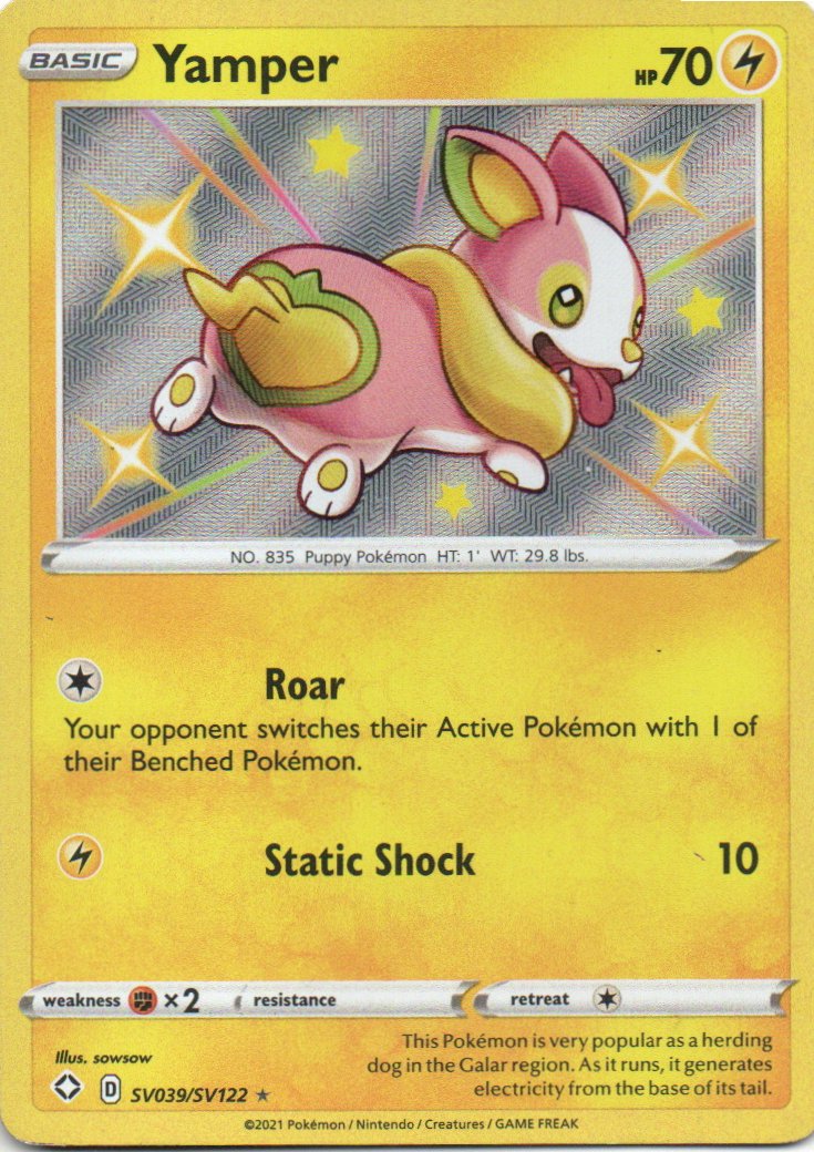 Yamper Ingles SV039 SHIny rare