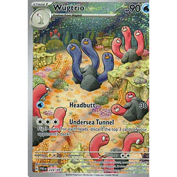 Wugtrio Ingles PAF 224 Illustration rare