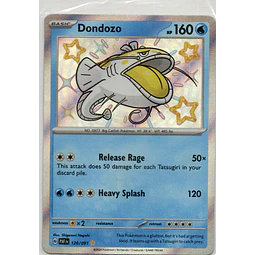 Dondozo Ingles PAF 126 SHIny rare