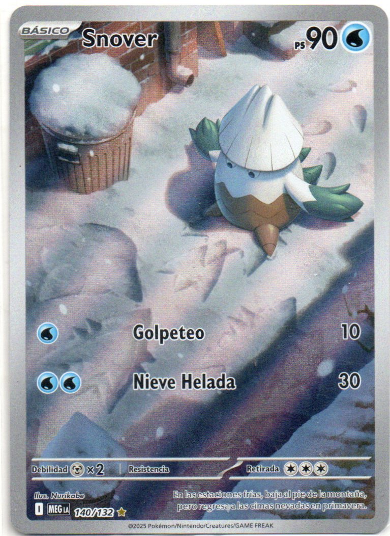 Snover Español MEG 140 Illustration rare
