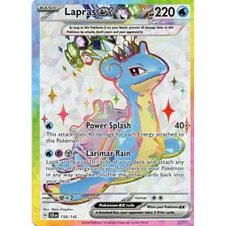 Lapras ex Ingles SCR 158 Ultra rare