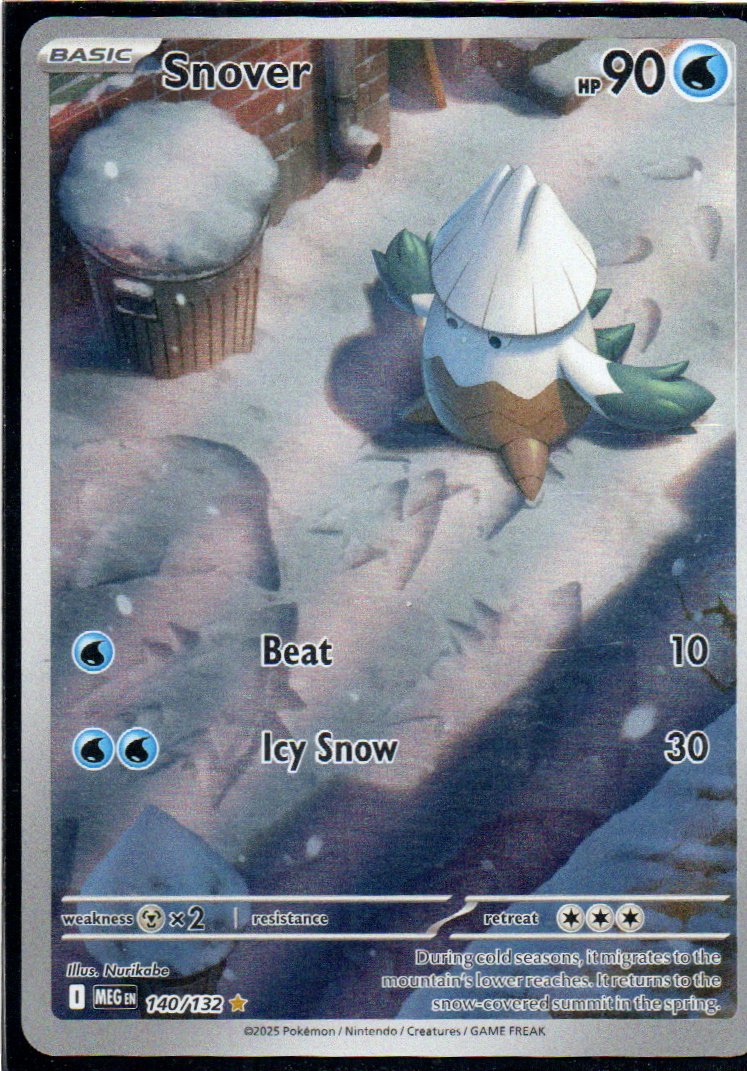 Snover Ingles MEG 140 Illustration rare