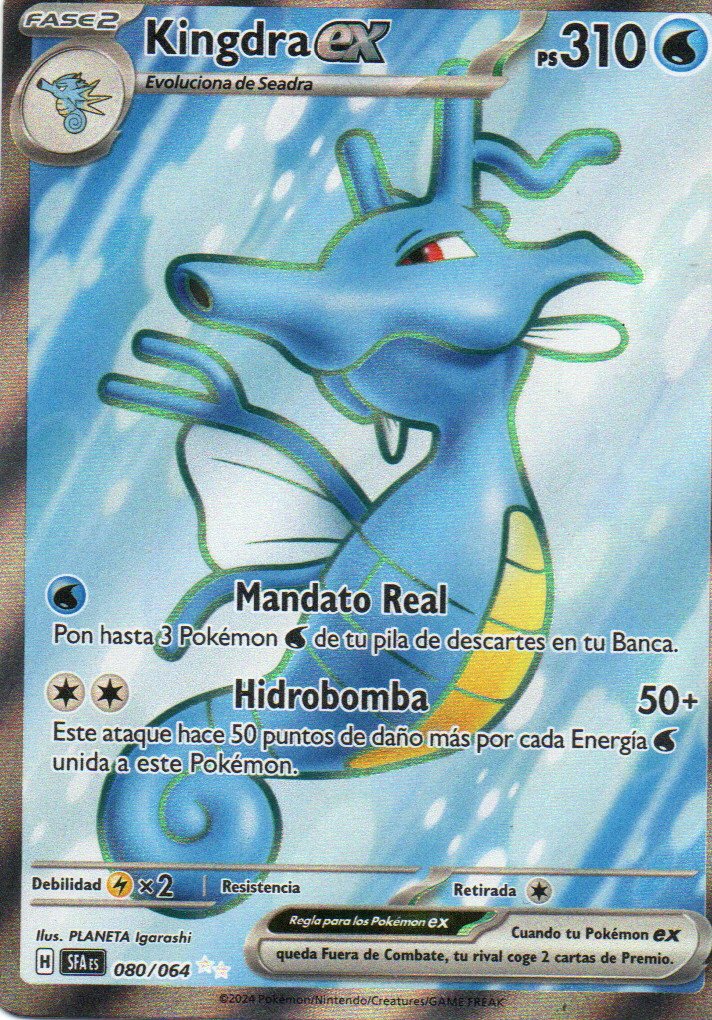 Kingdra ex Español SFA 080 Ultra rare