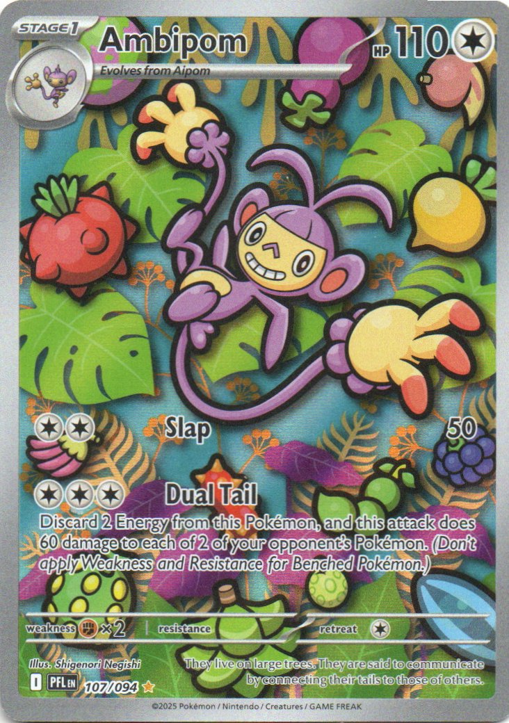 Ambipom Ingles PFL 107 Illustration rare