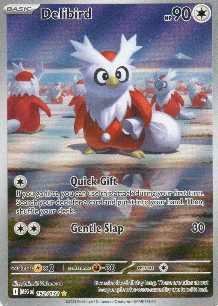 Delibird Ingles MEG 152 Illustration rare