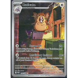Raticate Ingles POR 099 Illustration rare