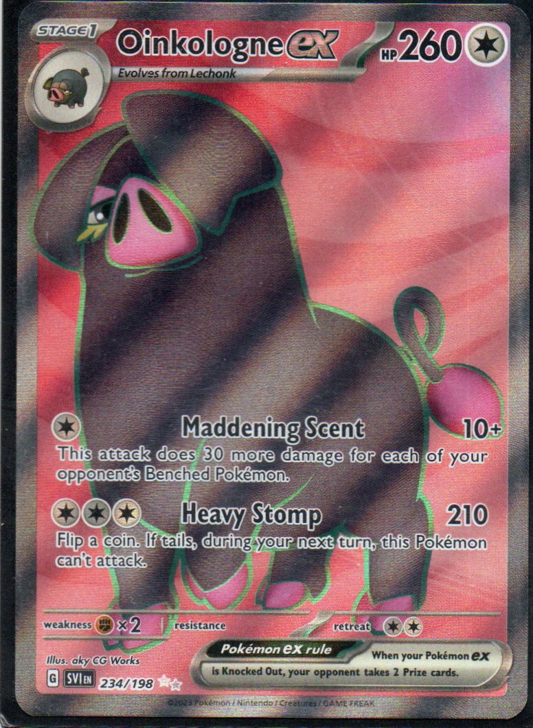 Oinkologne ex Ingles SVI 234 ultra rare