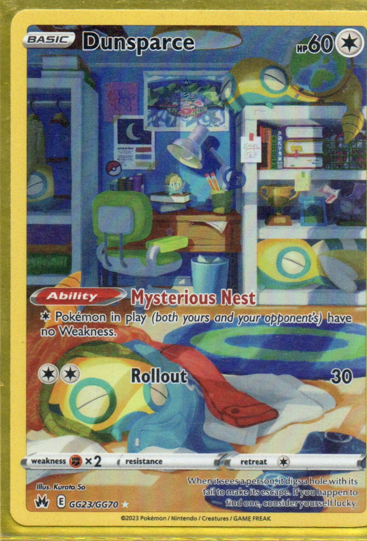 Dunsparce Ingles GG23 ultra rare