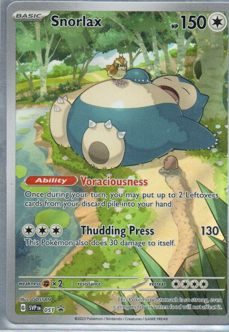 Snorlax Ingles SVP 051 Promo