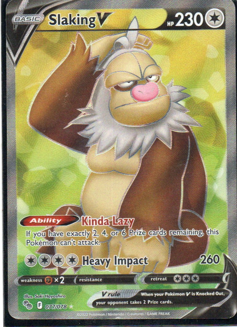 Slaking V Ingles 77 ultra rare