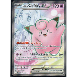 Lillie's Clefairy ex Ingles JTG 173 Ultra rare