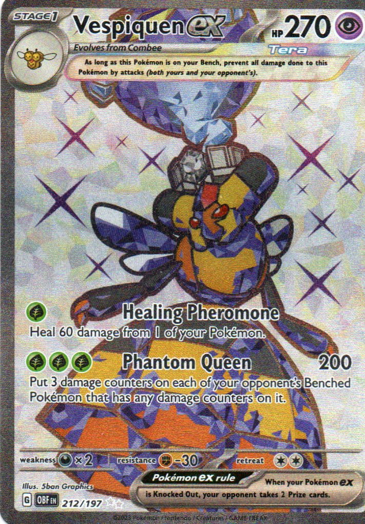 Vespiquen ex Ingles OBF 212 Ultra rare