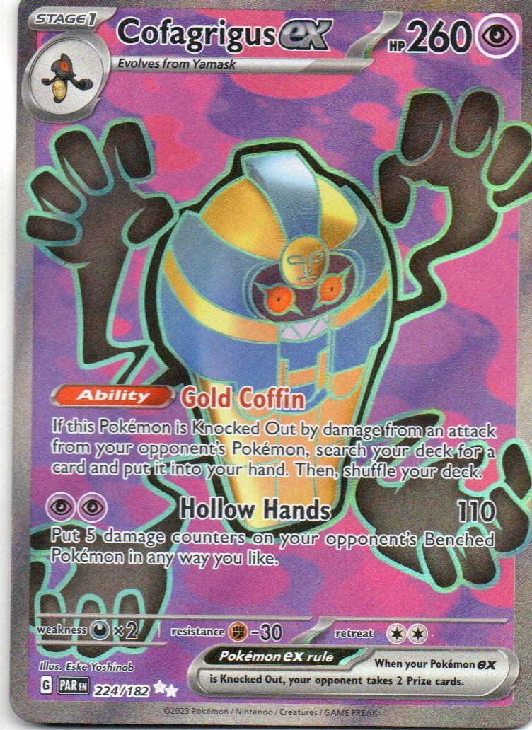 Cofagrigus ex Ingles PAR 224 Ultra rare