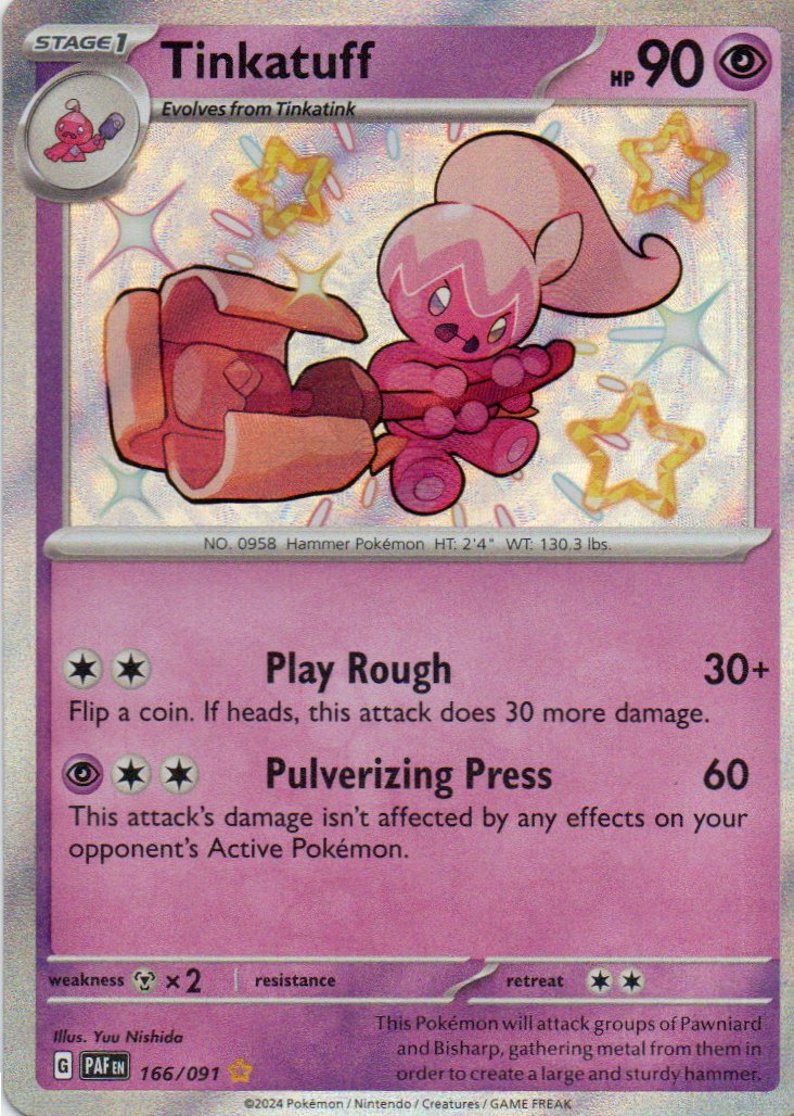 Tinkatuff Ingles PAF 166 Shiny rare