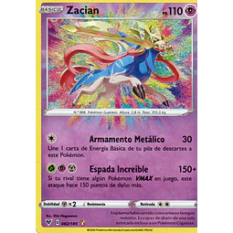 Zacian Español 82 Amazing rare