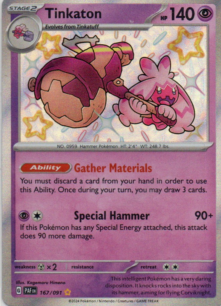 Tinkaton Ingles PAF 167 Shiny rare