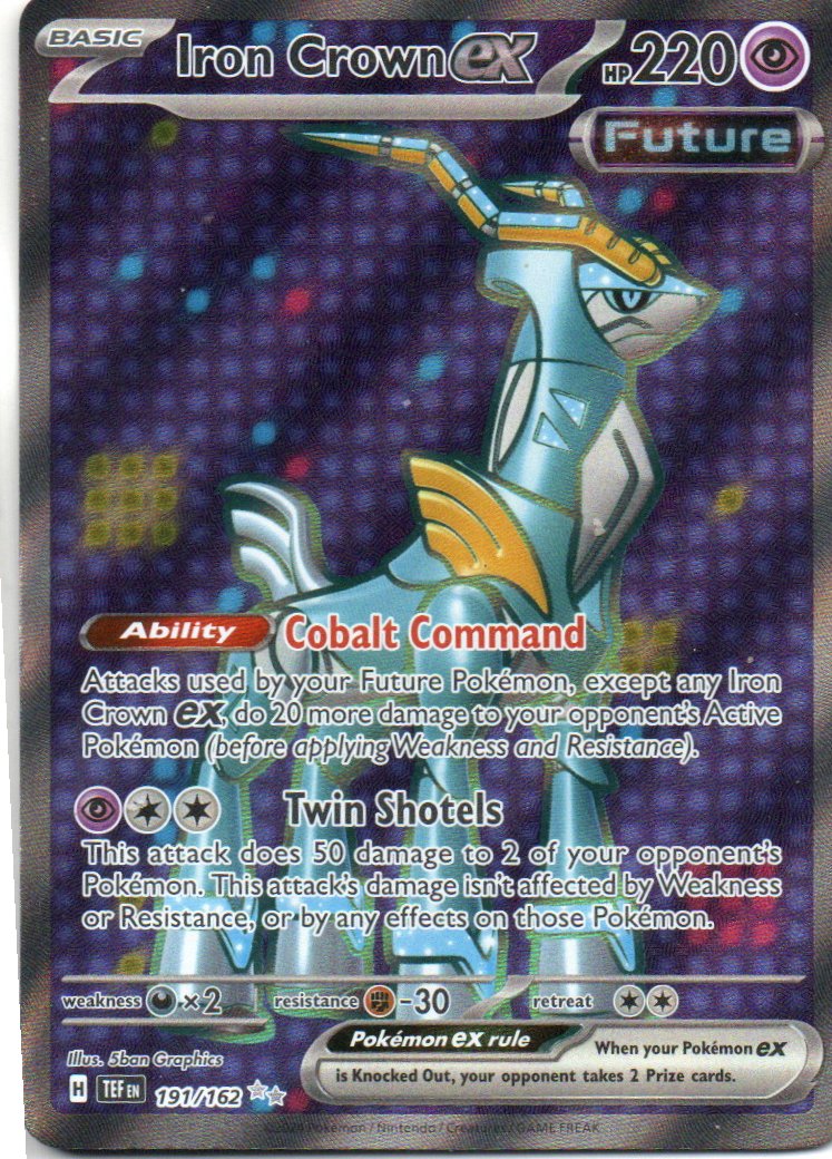 Iron Crown ex Ingles TEF 191 Ultra rare