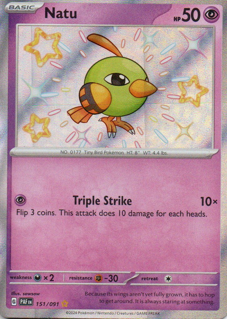 Natu Ingles PAF 151 Shiny rare