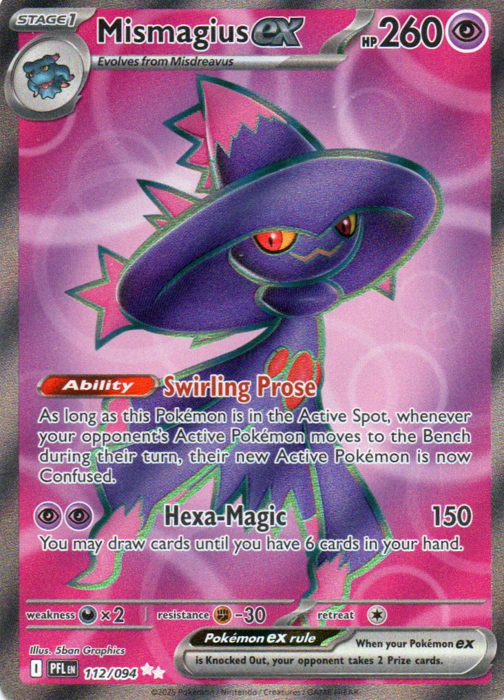 Mismagius ex Ingles PFL 112 Ultra rare