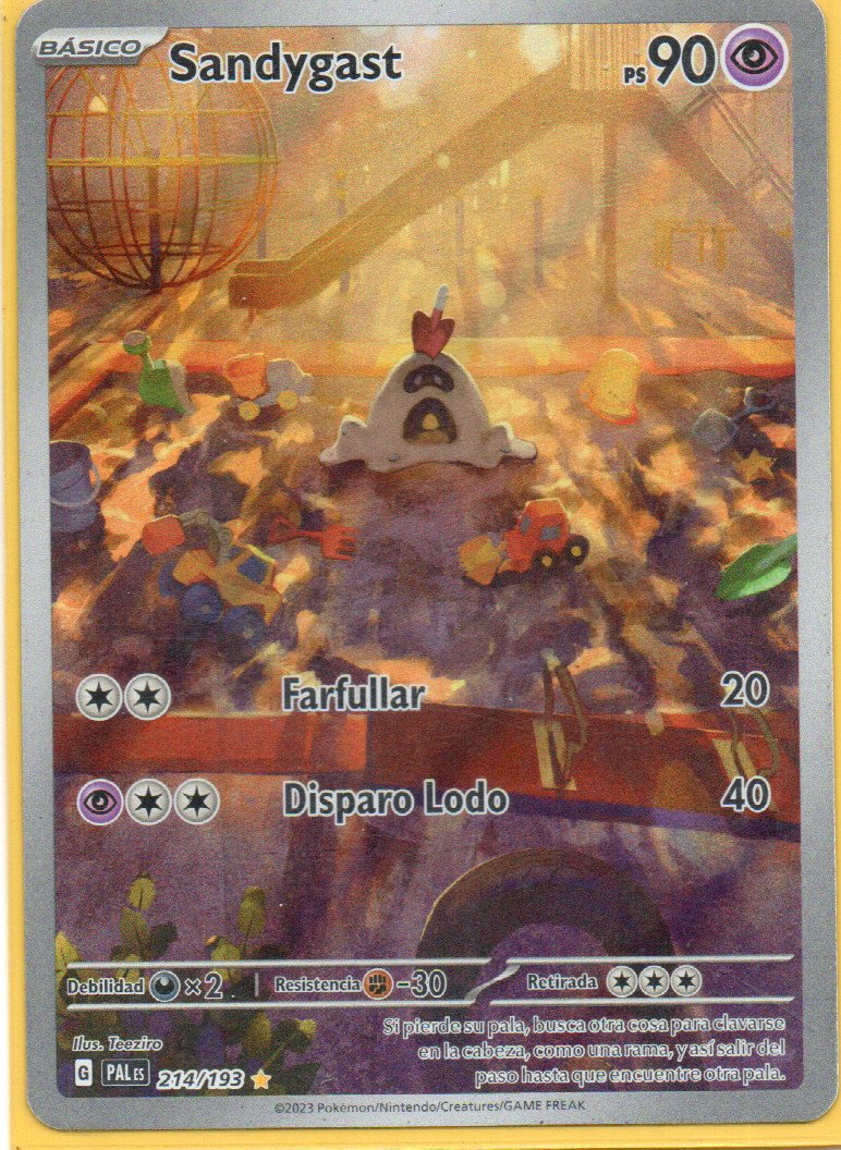 Sandygast Español PAL 214 Illustration rare