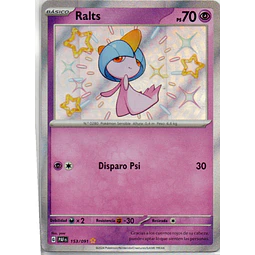 Ralts Español PAF 153 Shiny rare