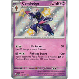 Ceruledge Ingles PAF 162 Shiny rare