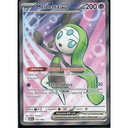 Meloetta ex Ingles BLK 159 Ultra rare