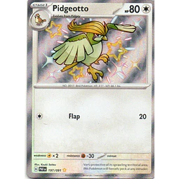 Pidgeotto Ingles PAF 197 Shiny rare