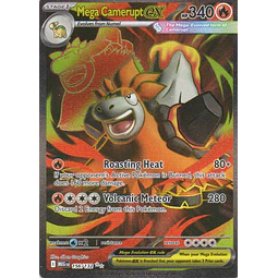 Mega Camerupt ex Ingles MEG 156 Ultra rare
