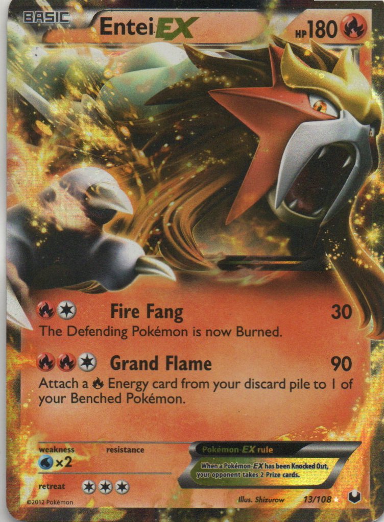 Entei EX Ingles 13 Ultra rare
